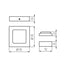 INCASSO KANTI V2LED 12W-NW-B - KANLUX