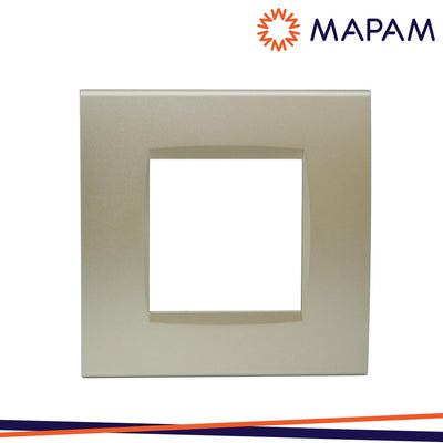 PLACCA TECNOPOLIMERO T1 8002-11 2P CHAMPAGNE