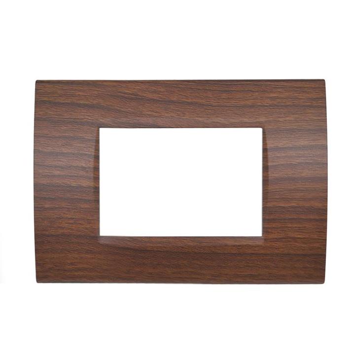 PLACCA 1002-3 2P CILIEGIO/LGT TECNOPOLIMERO