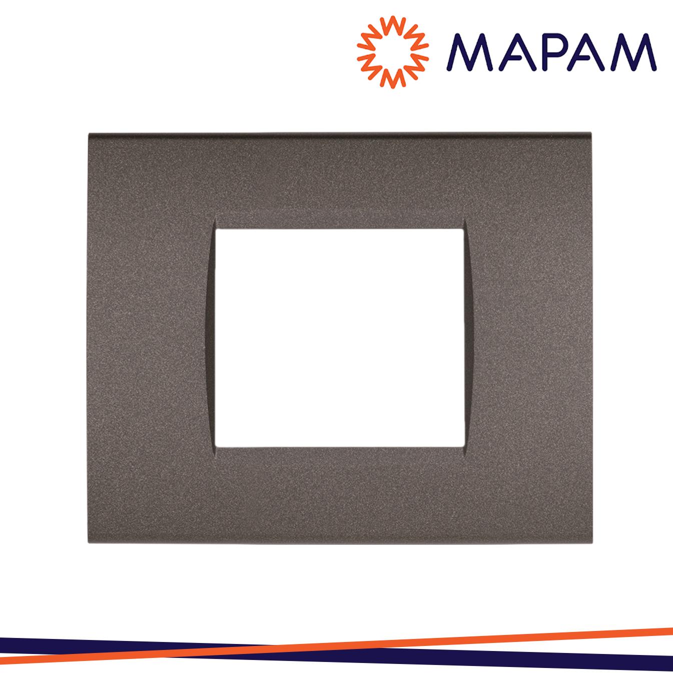 PLACCA 1002-7 2P TESTA DI MORO/LGT TECNOPOLIMERO