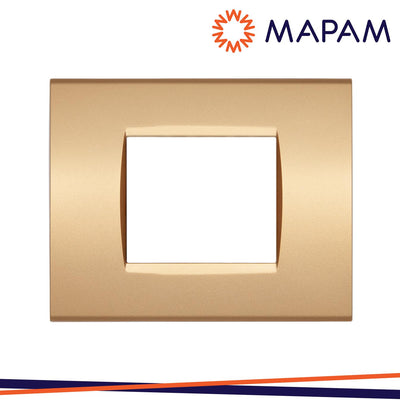 PLACCA 1002-12 2P SABBIA/LGT TECNOPOLIMERO