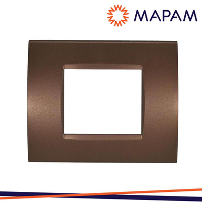PLACCA 1002-14 2P BRONZO/LGT TECNOPOLIMERO