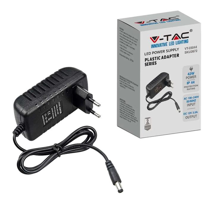 LED ALIMENTATORE 42W 12V 3.5A PLASTIC IP44