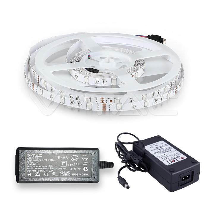 LED STRISCIA KIT SMD5050 30 LEDS RGB IP20 /2124+3033+3304/