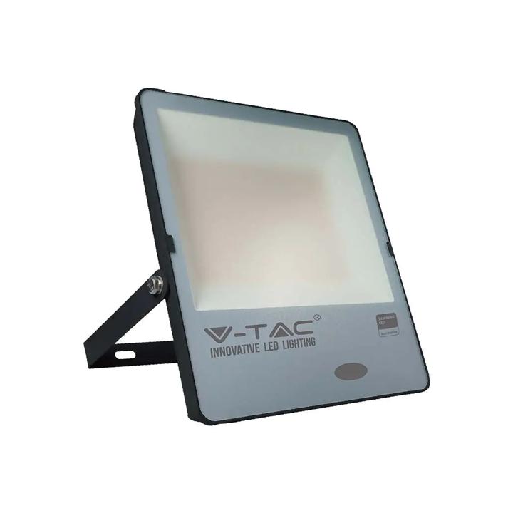 150W LED SENSORE CREPUSCOLARE PROIETTORE SAMSUNG CHIP 100 LM/W CORPO NERO 6500K