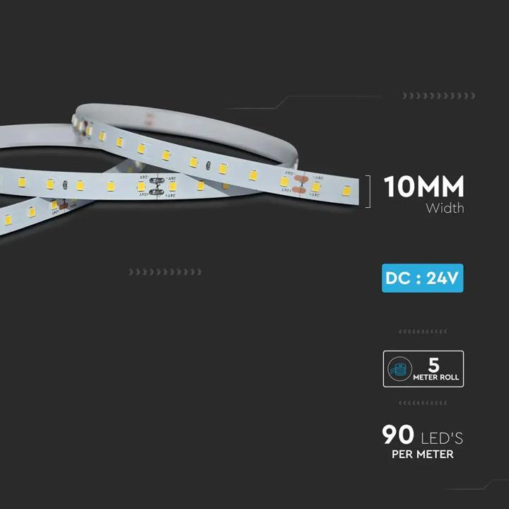 LED STRISCIA 90 LEDS/M. 24V IP20 3000K 120   4W/M 200 LM/W