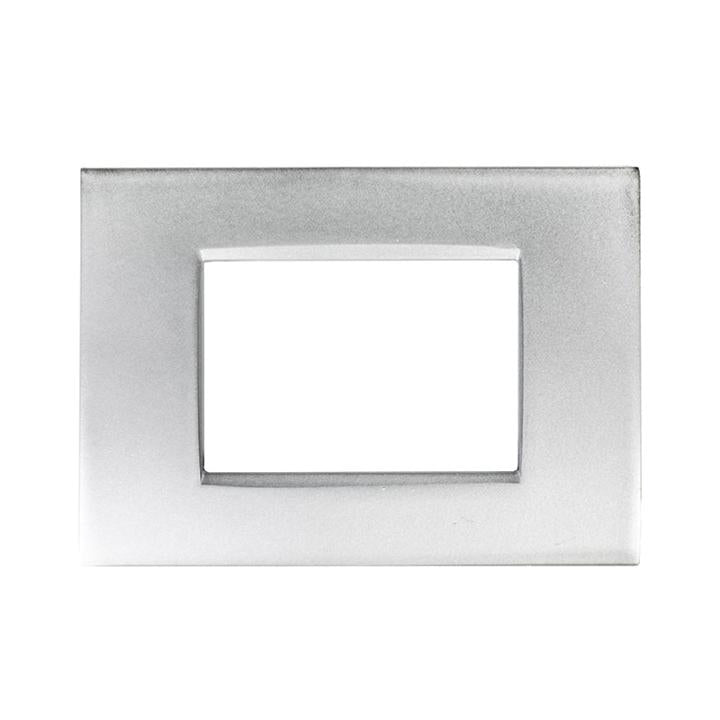 PLACCA METALLO T4 CBM7003-3 3P SILVER