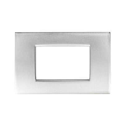 PLACCA METALLO T4 CBM7004-3 4P SILVER