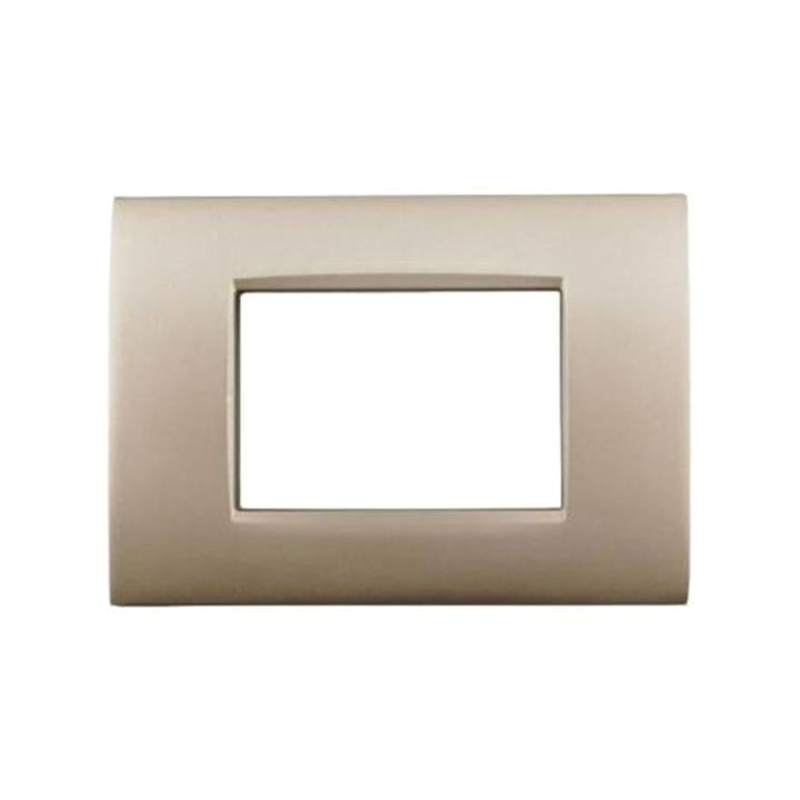 PLACCA METALLO T4 CBM7003-6 3P CHAMPAGNE