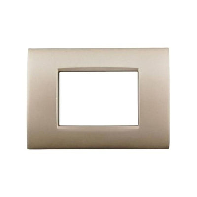 PLACCA METALLO T4 CBM7003-6 3P CHAMPAGNE