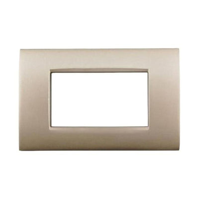 PLACCA METALLO T4 CBM7004-6 4P CHAMPAGNE