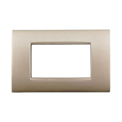 PLACCA METALLO T4 CBM7004-6 4P CHAMPAGNE