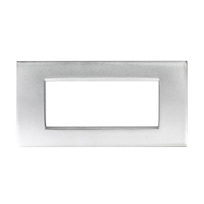 PLACCA METALLO T4 CBM7007-3 7P SILVER