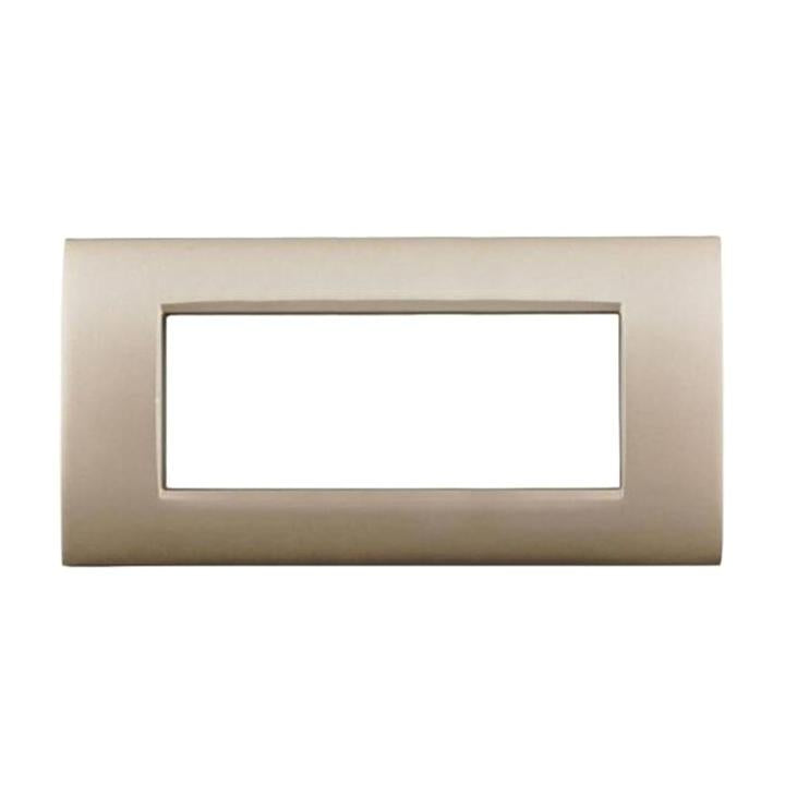 PLACCA METALLO T4 CBM7007-6 7P CHAMPAGNE