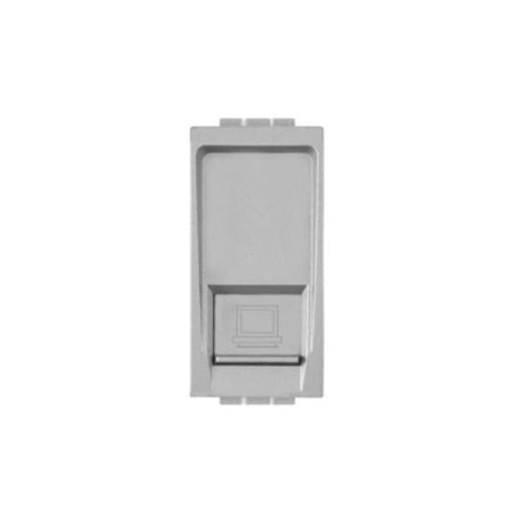 CONNETTORE RETE RJ45 8 PIN 5E 823A ALLUMINIO