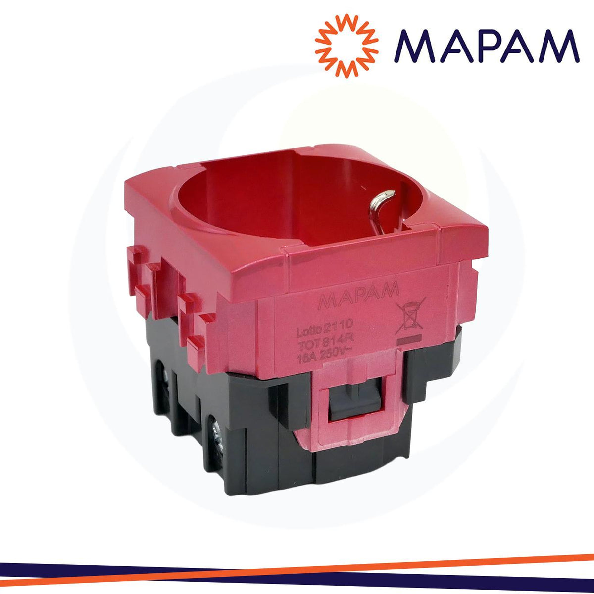 PRESA SCHUKO T1 814R PER LINEA EMERGENZA