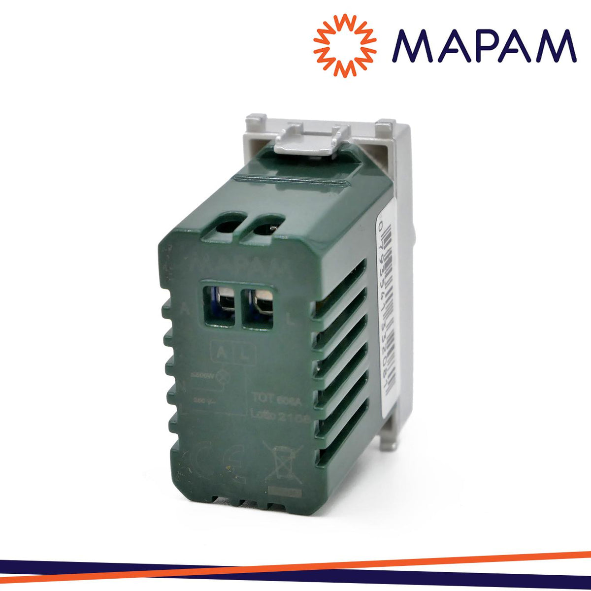 INTERRUTTORE DIMMER 500W T2 606A ALLUM.