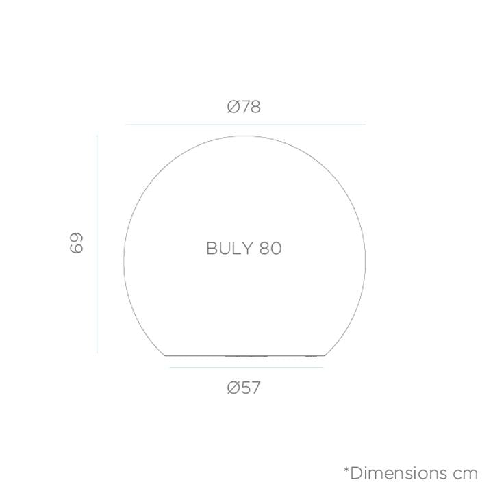 BULY 80 CABLE 3000K 78X69 CM