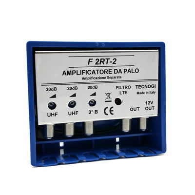 AMPLIFICATORE PALO 2XUHF 20DB REG + 3 B 20DB REG A 2 USCITE