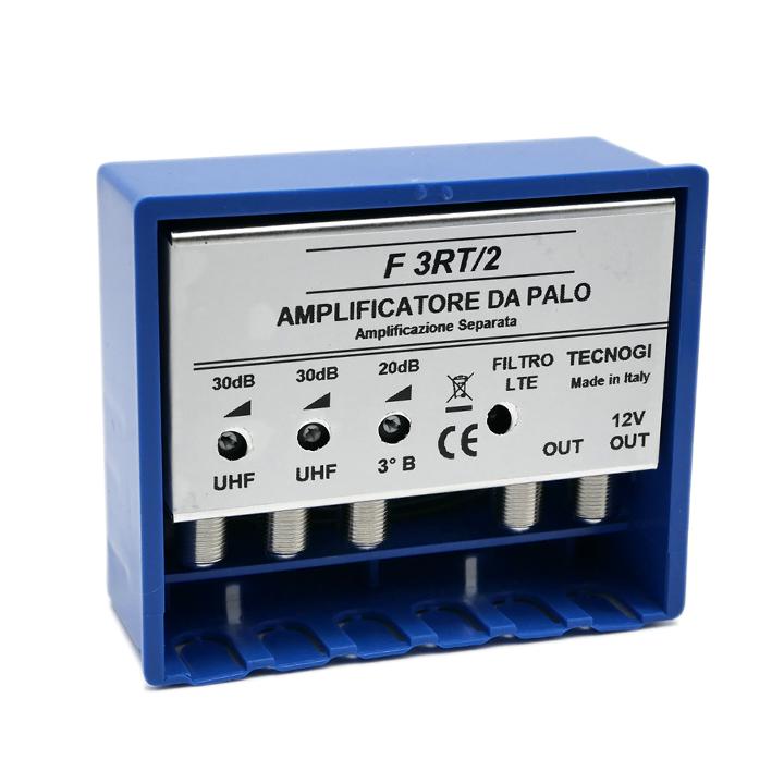 AMPLIFICATORE PALO 2XUHF 30DB  REG+3 B 20DB REG A 2 U. 5G+4G