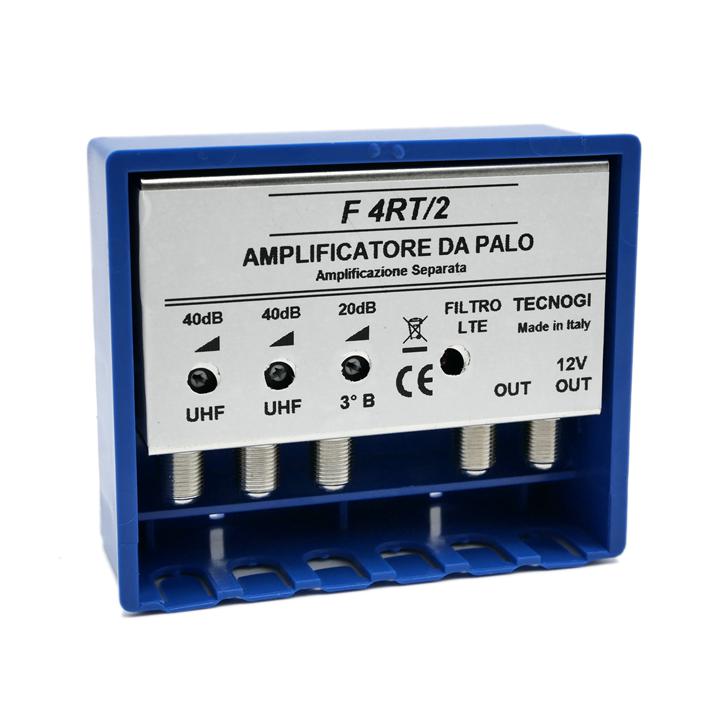 AMPLIFICATORE PALO 2XUHF 40DB  REG+3 B 20DB REG A 2 U. 5G+4G