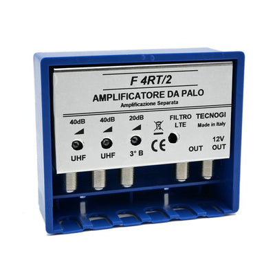 AMPLIFICATORE PALO 2XUHF 40DB  REG+3 B 20DB REG A 2 USCITE