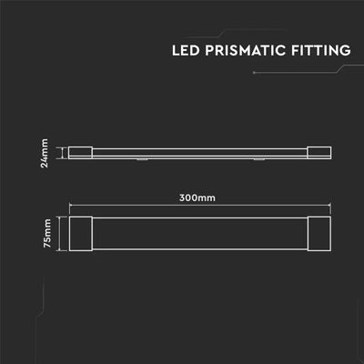 10W LED GRILL FITTING SAMSUNG CHIP 30CM 100 LM/W 3000K