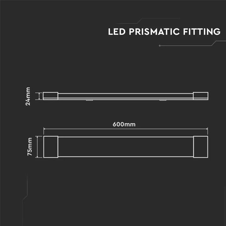 20W LED GRILL FITTING SAMSUNG CHIP 60CM 100 LM/W 3000K