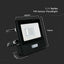 10W LED PIR SENSORE PROIETTORE SAMSUNG CHIP CORPO NERO 3000K 1M CAVO