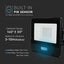 20W LED PIR SENSORE PROIETTORE SAMSUNG CHIP CORPO NERO 6500K