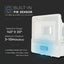 10W LED PIR SENSORE PROIETTORE SAMSUNG CORPO BIANCO  6500K