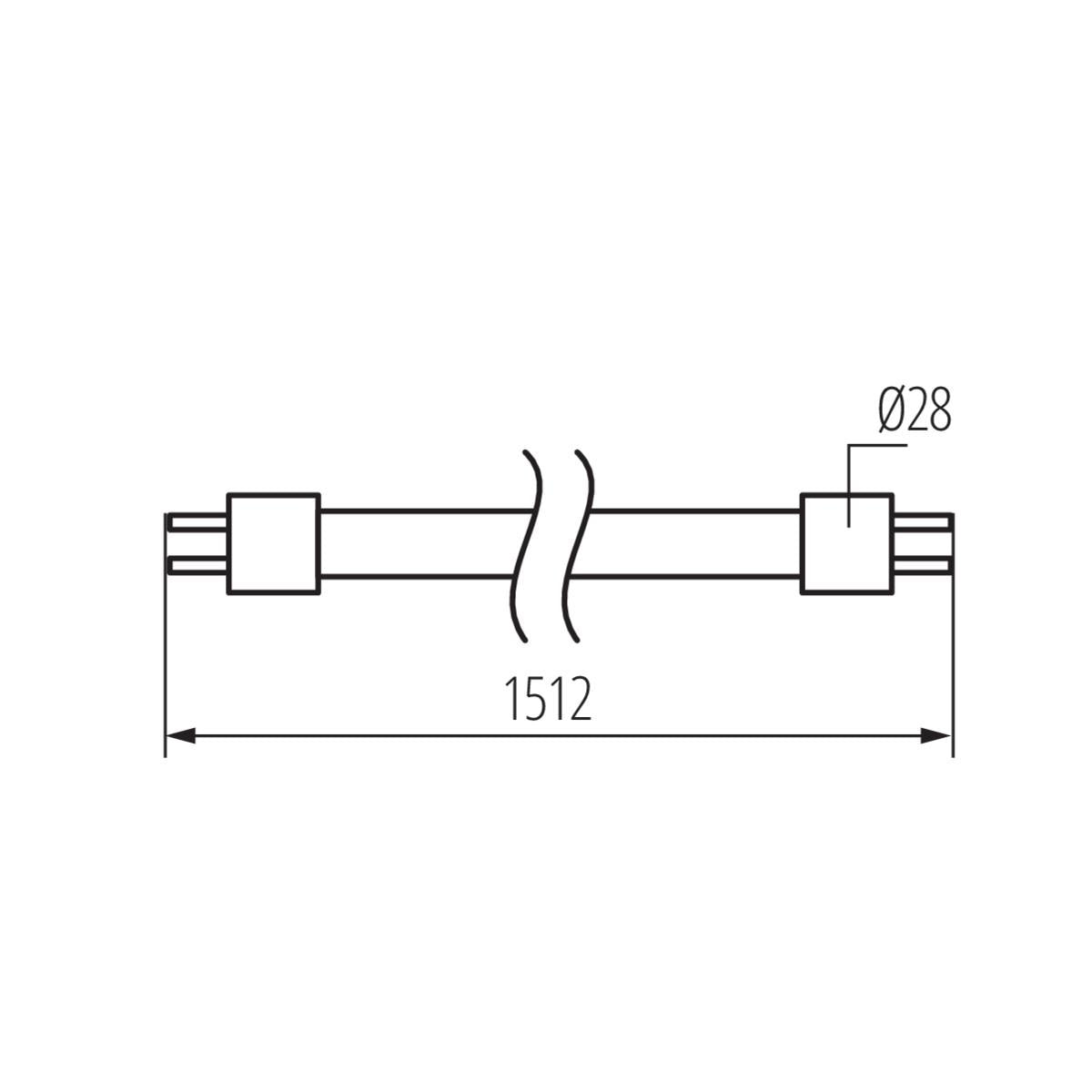 LAMPADINA LED T8 N LED 22W-NW - KANLUX