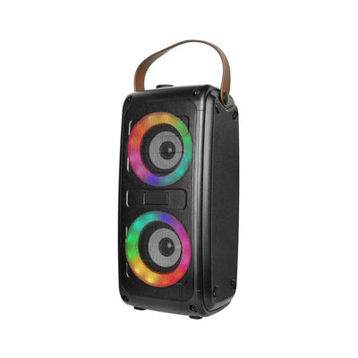 ALTOPARLANTE RICARICABILE 2X10W USB E SLOT PER SCHEDE TF RGB WOOFER DA 2X3 POLLICI