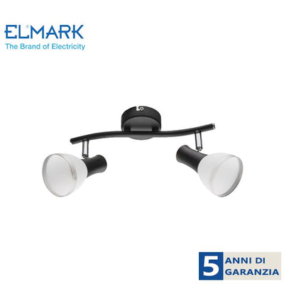 EDDY SPOT 2XE14 BLACK