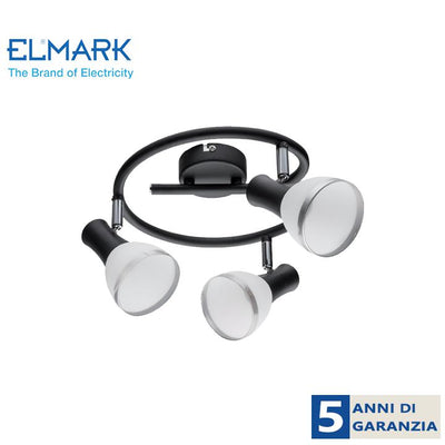 EDDY SPOT 3XE14 BLACK