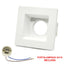 FARETTO IN GESSO 120X120MM GU10 HOLDER INCLUSA