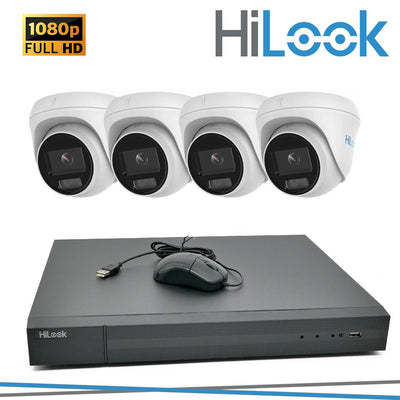 KIT DVR + 4 DOME 2MP + 1HHD 1 B ANALOGICO IN METALLO