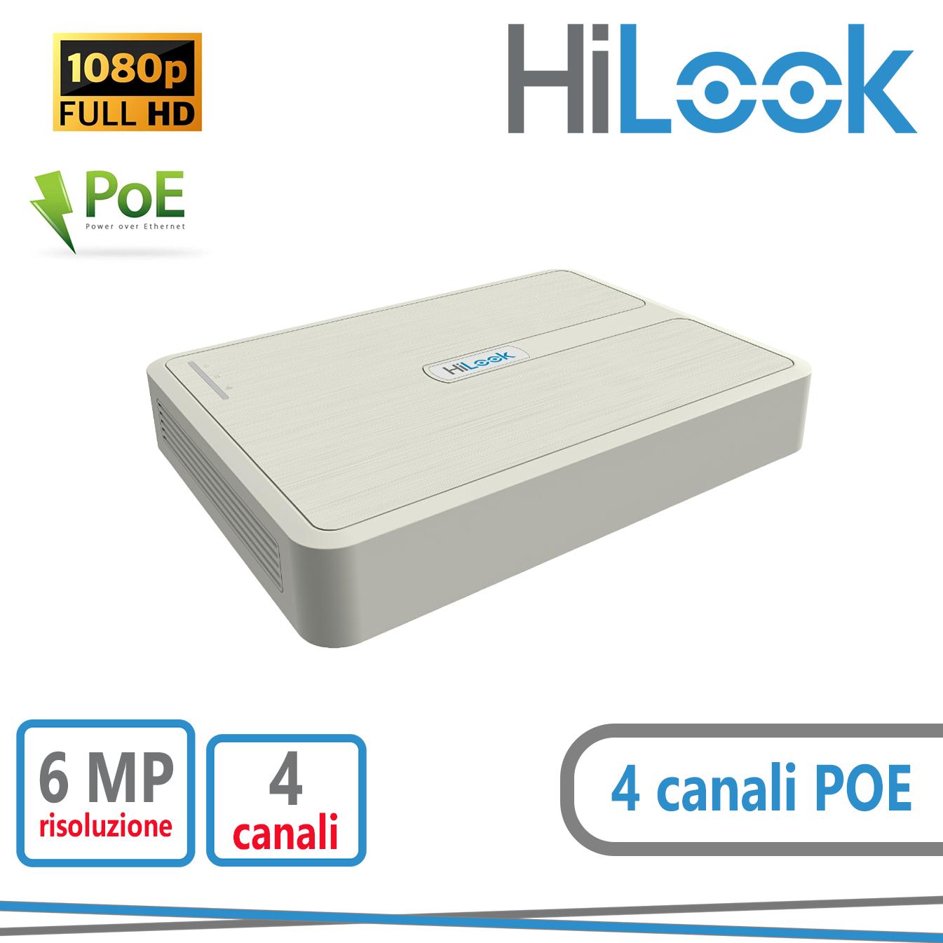 NVR (UP TO 4-CH IP VIDEO)      H.265/H.265 4C POE