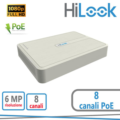 NVR MINI 1U 8 POE A 8CH 4MP   H.265+/H.265/H.264+/H.264