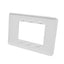 PLACCA 6003-01 3P BIANCO/VMR-P CON ANGOLI CURVI