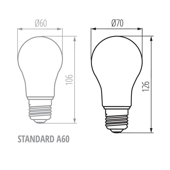 LAMPADINA LED XLED A70 18W-WW - KANLUX