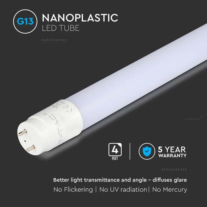 LED TUBO SAMSUNG CHIP 150CM 24W G13 NANO PLASTICA 3000K