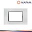 PLACCA VETRO T2-GEM M6003BL-1  3P BIANCO