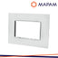 PLACCA VETRO 5003BL-1 T3 3P BIANCO