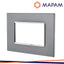 PLACCA VETRO 5003BL-3 T3 3P SILVER