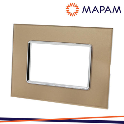 PLACCA VETRO 5003BL-4 T3 3P ORO