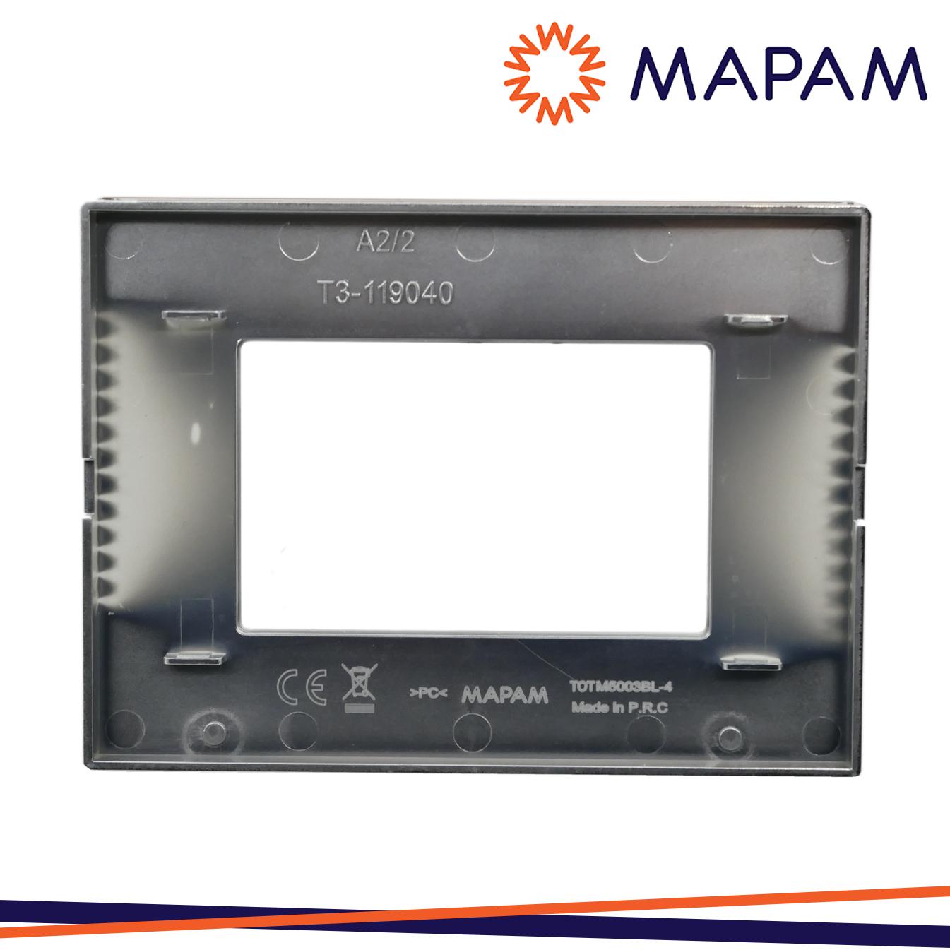 PLACCA VETRO 5003BL-4 T3 3P ORO