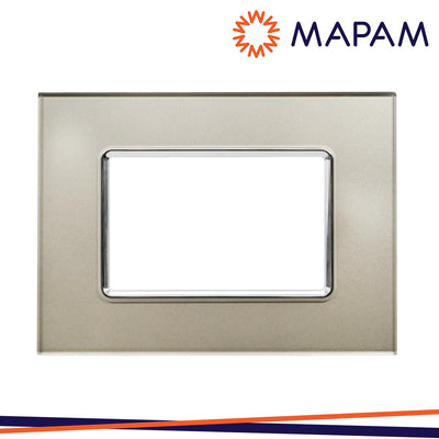 PLACCA VETRO 5003BL-5 T3 3P CHAMPAGNE