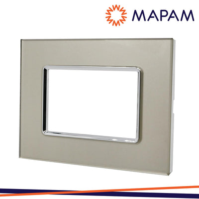 PLACCA VETRO 5003BL-5 T3 3P CHAMPAGNE