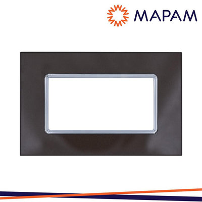 PLACCA VETRO 5004BL-6 T3 4P TESTA DI MORO